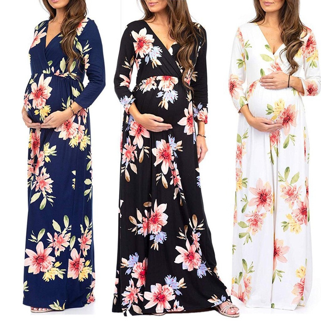 Длинные платья для беременных