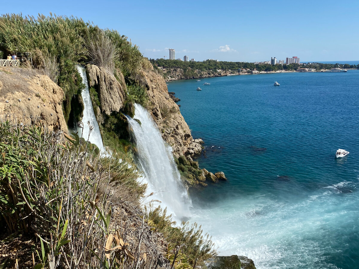 Водопад Нижний Дюден в Анталье