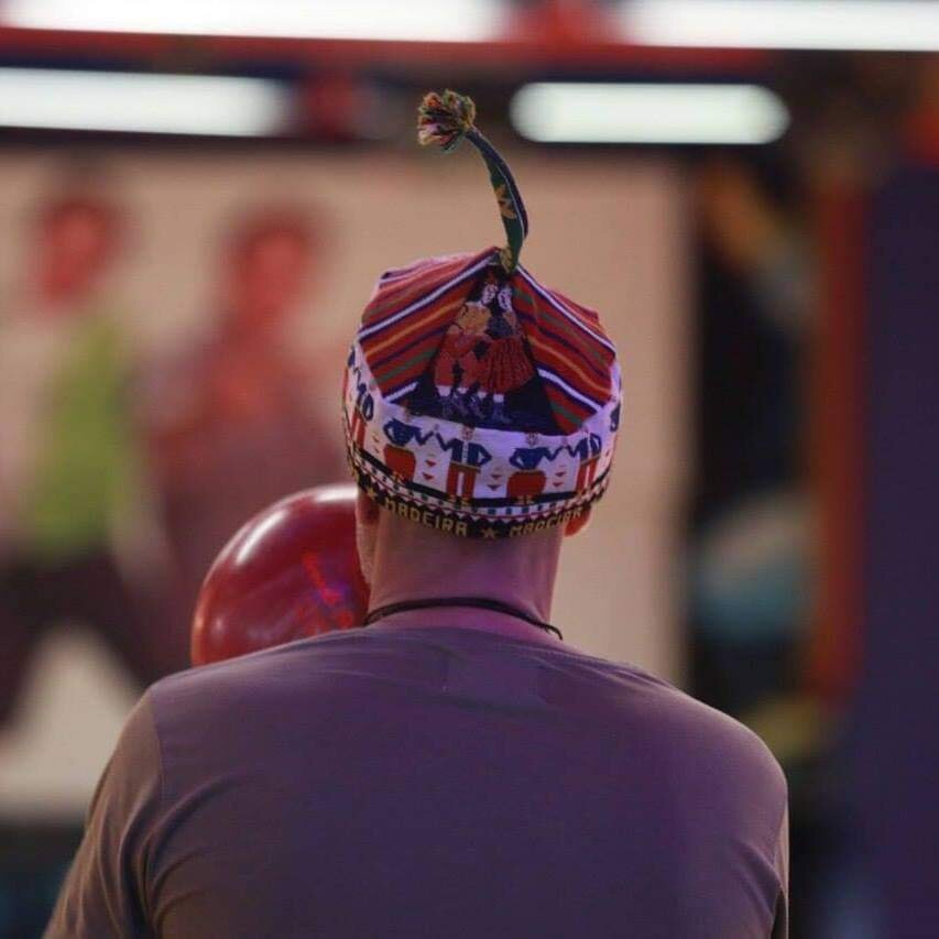 Я на турнире по боулингу.