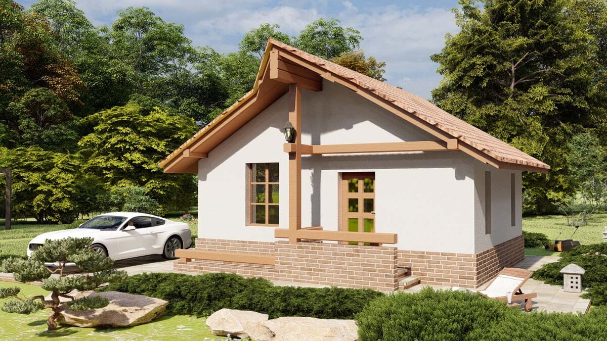 Деталь кровли - такая же, как на доме