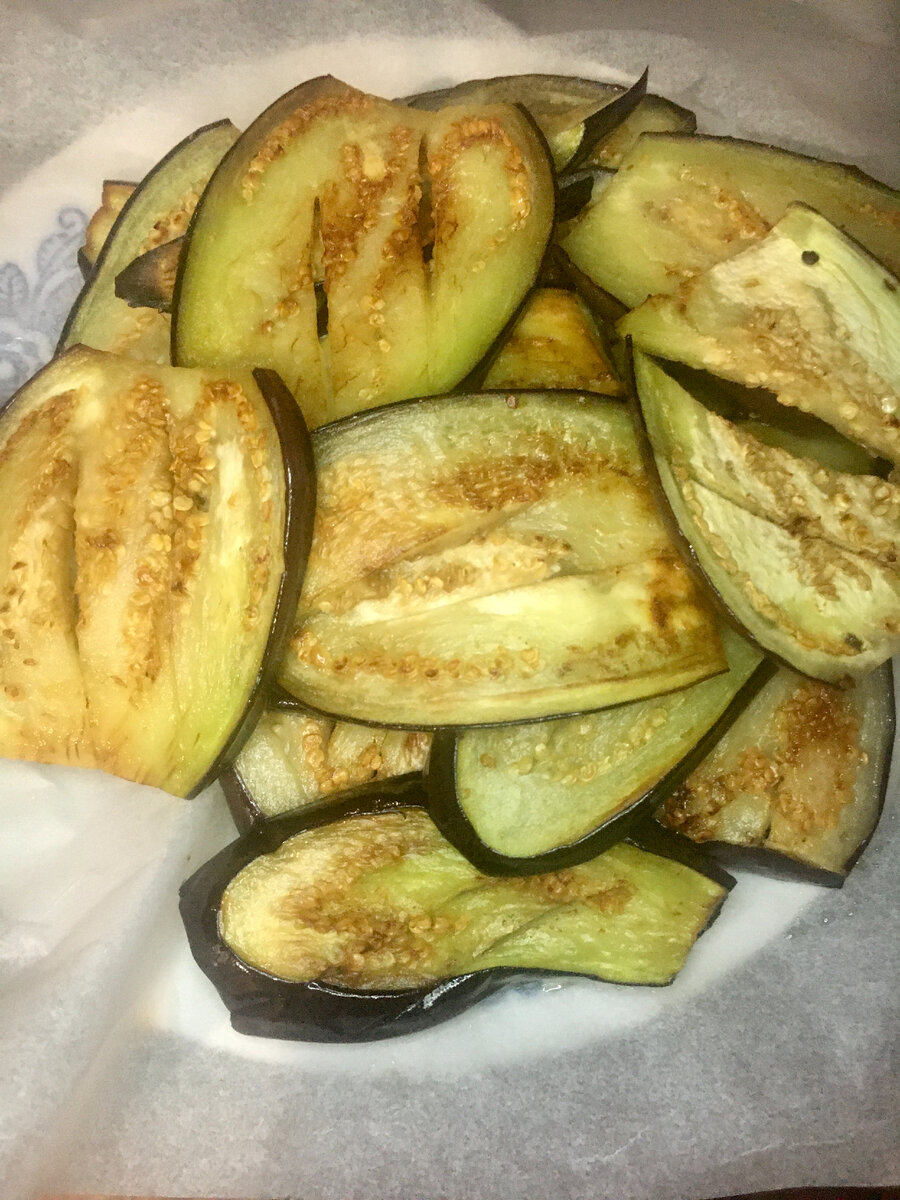 Обжаренные баклажаны