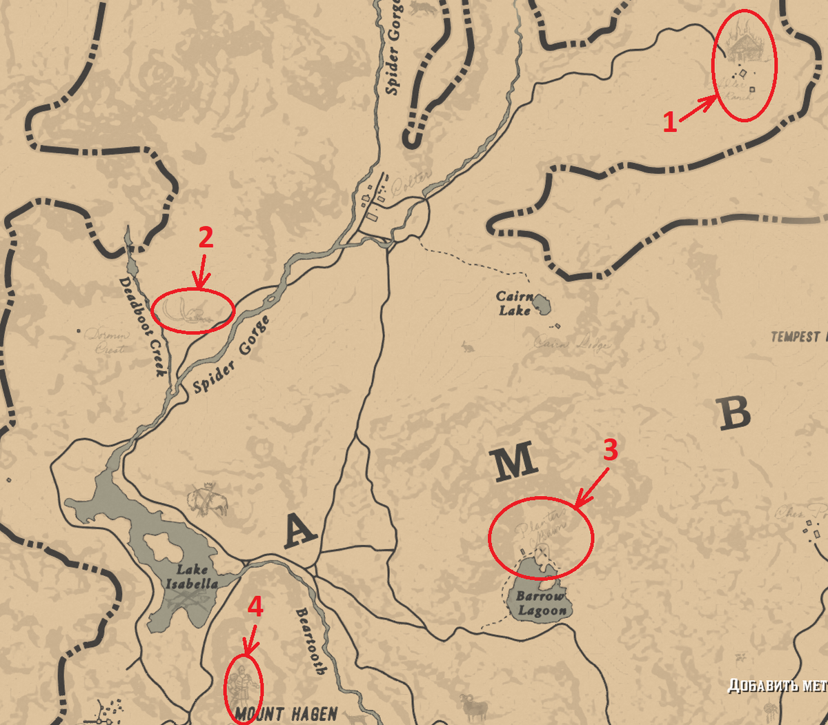 месторасположение на карте