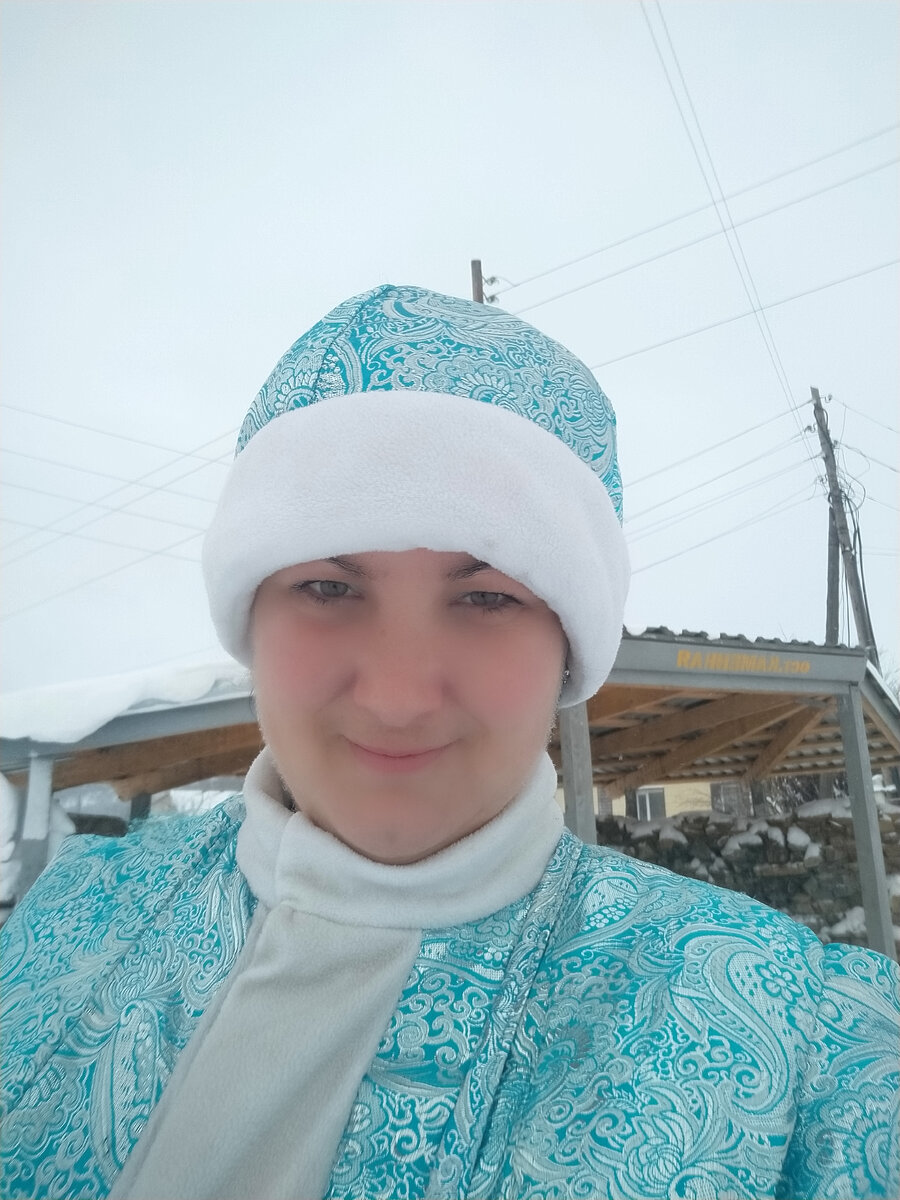 Немного снегурочка. 
