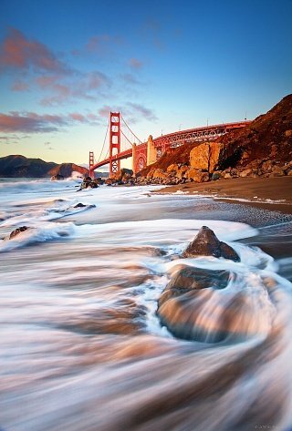 Мост Золотые Ворота в Сан-Франциско