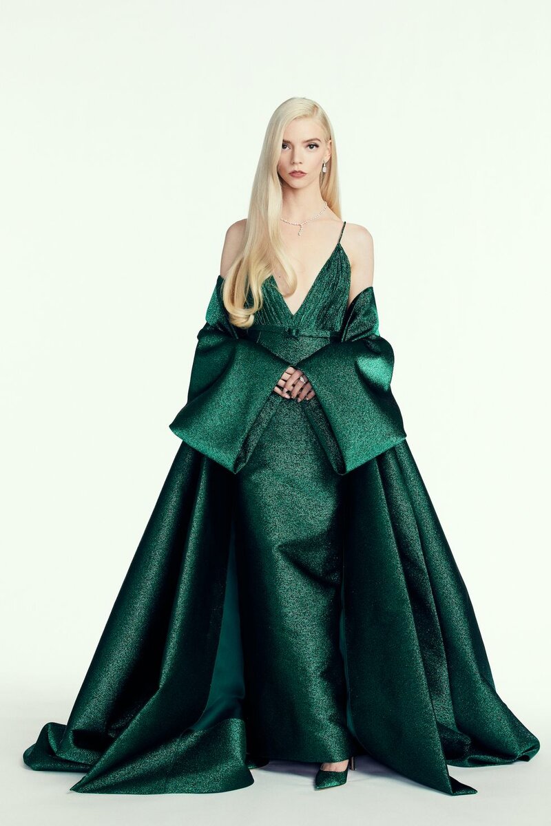 Аня Тейлор-Джой в Dior Couture на премии «Золотой глобус» в 2021 году