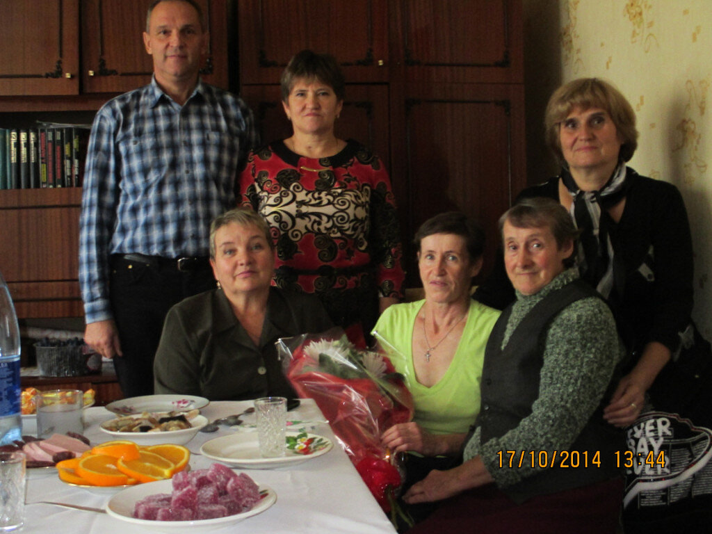 2014 год: Красковский Алексей, Медведева Екатерина, Вера Дука (Певень), Скок Валентина, Медведева (Красненок) Мария Андреевна, Кузюкова (Криворотько) Лидия