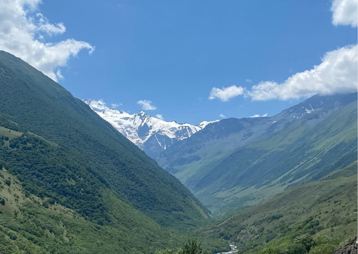 Северный Кавказ, вид на Казбек