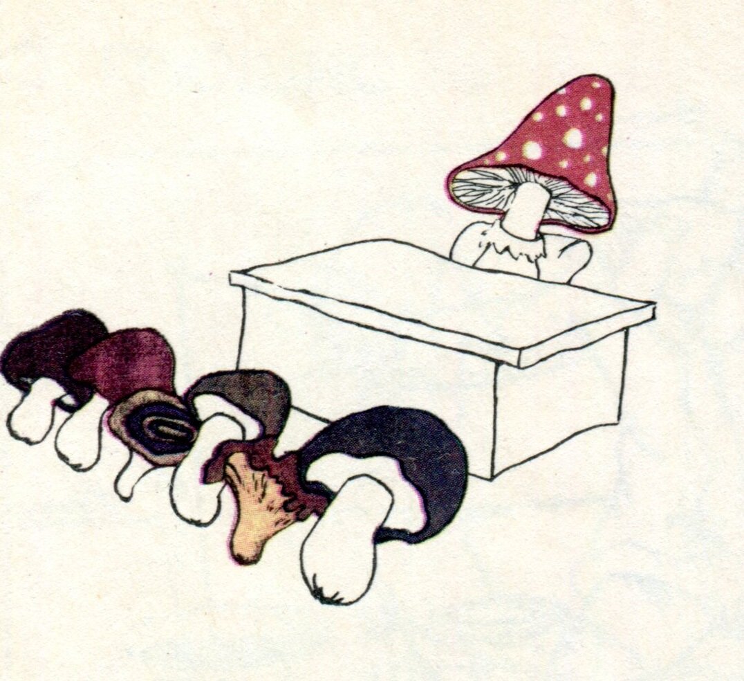 Карикатура художника Р. Гедгаудаса