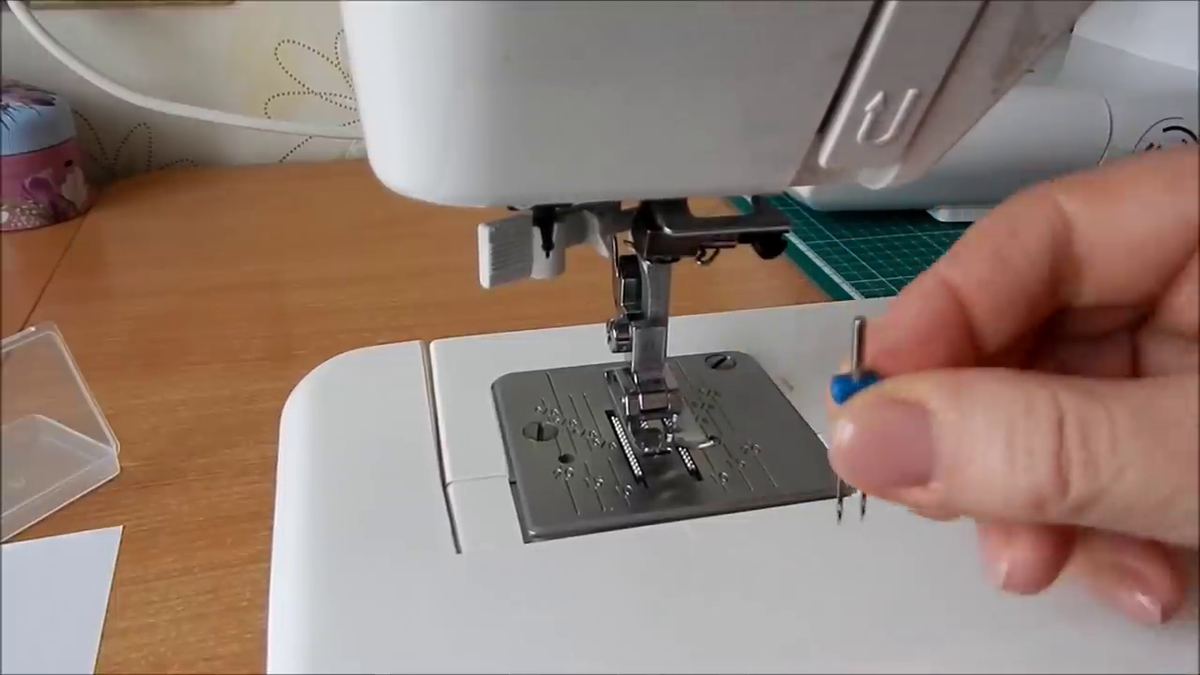 Как шить двойной иглой