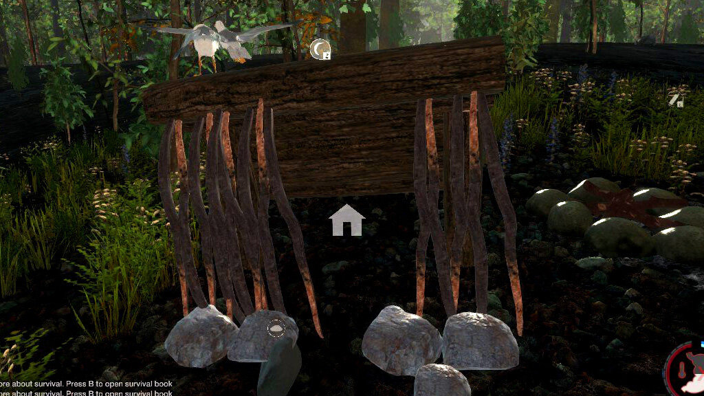 охотничье убежище.