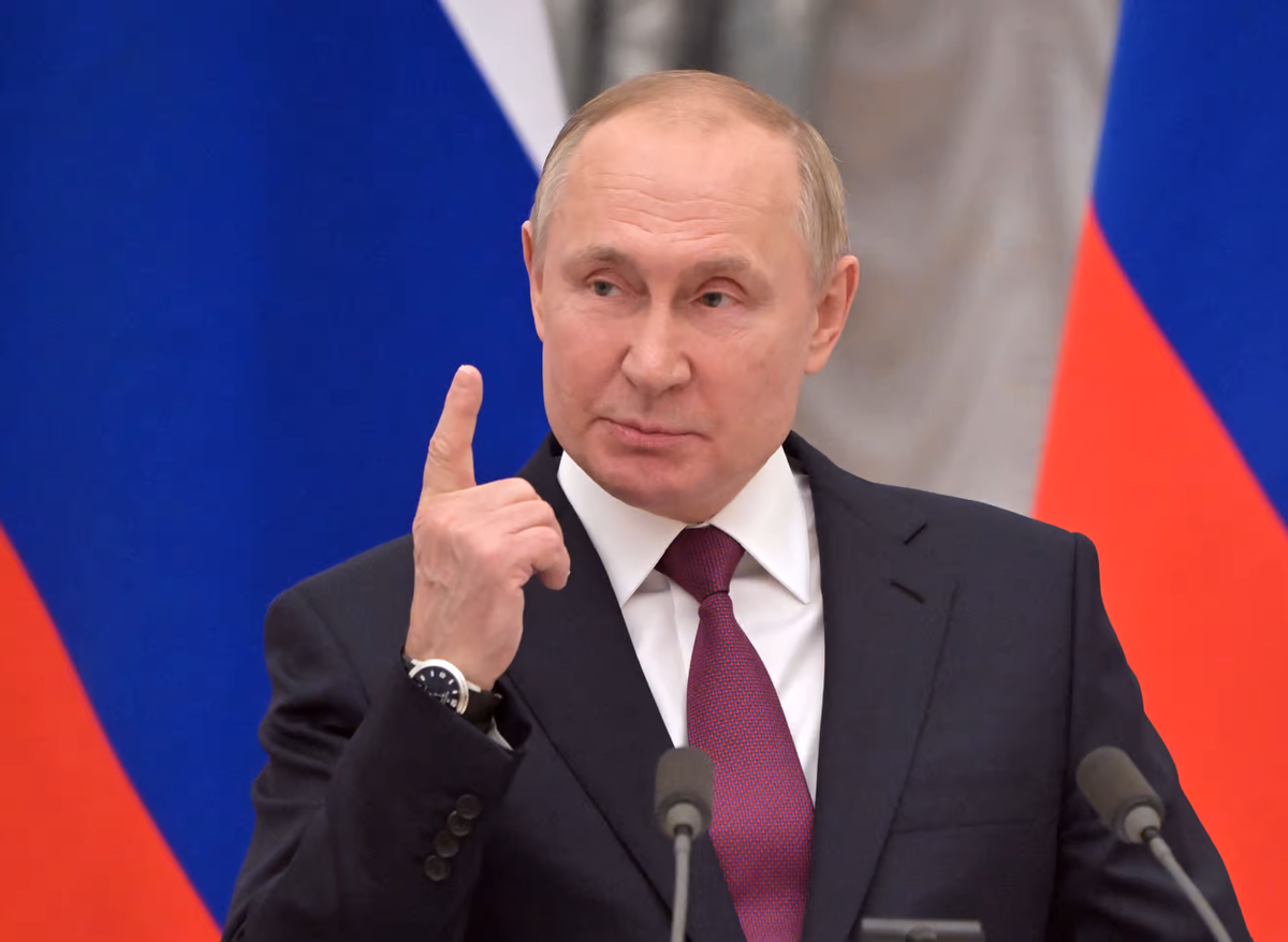 Президент России Владимир Путин наносит ответный удар по Западу, который применил все мыслимые санкции против России. Фото: Михаил Климентьев/Sputnik/AFP через Getty Images.