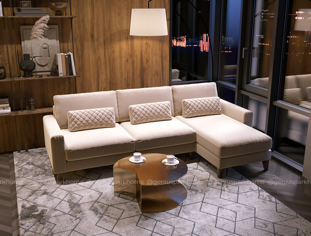 Угловой диван Мальта от производителя Geniuspark