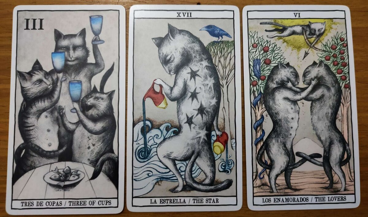 Расклад на Tarot Cats (Ana Juan) 27 апреля 2022 