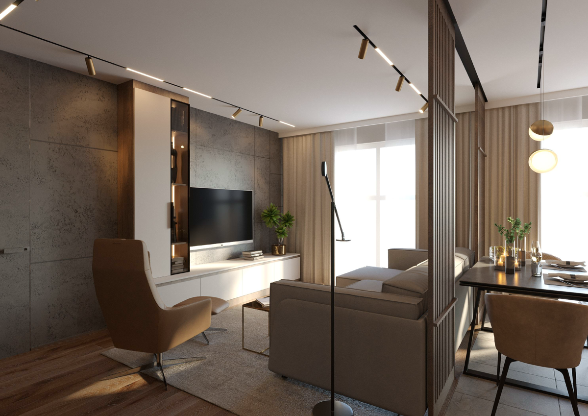 Один из наших объектов - ЖК Декарт, квартира 57 м2