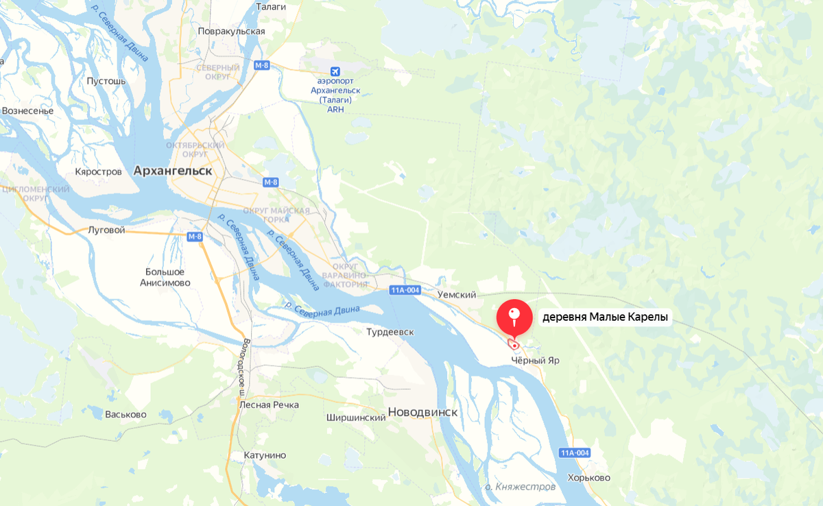 Расположение музея-заповедника Малые Корелы | Яндекс карты