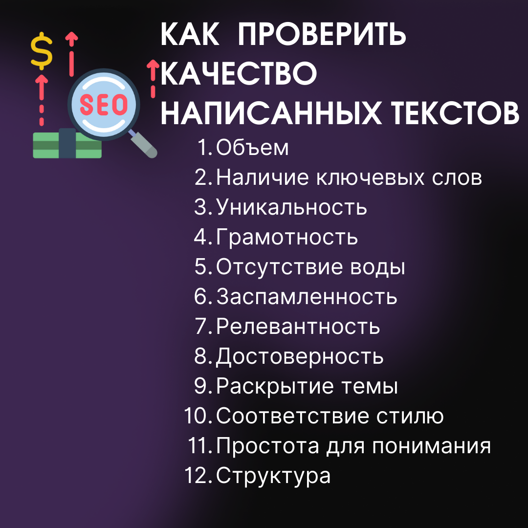 Качество текста