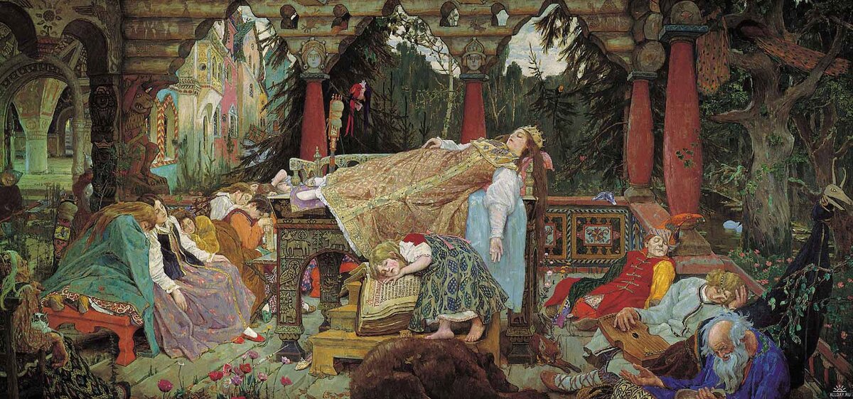 Виктор Васнецов "Спящая царевна"