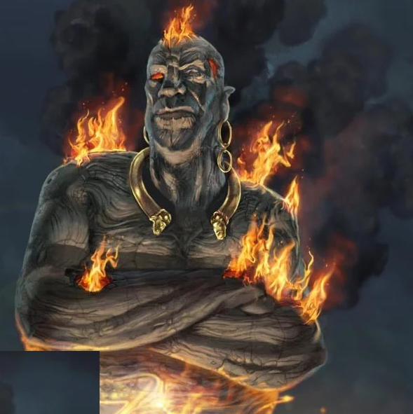 Рис.1. Даже джин взмолился, разгибая хвост собаки