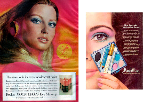    Фото: реклама Revlon и Maybelline, 1970-е