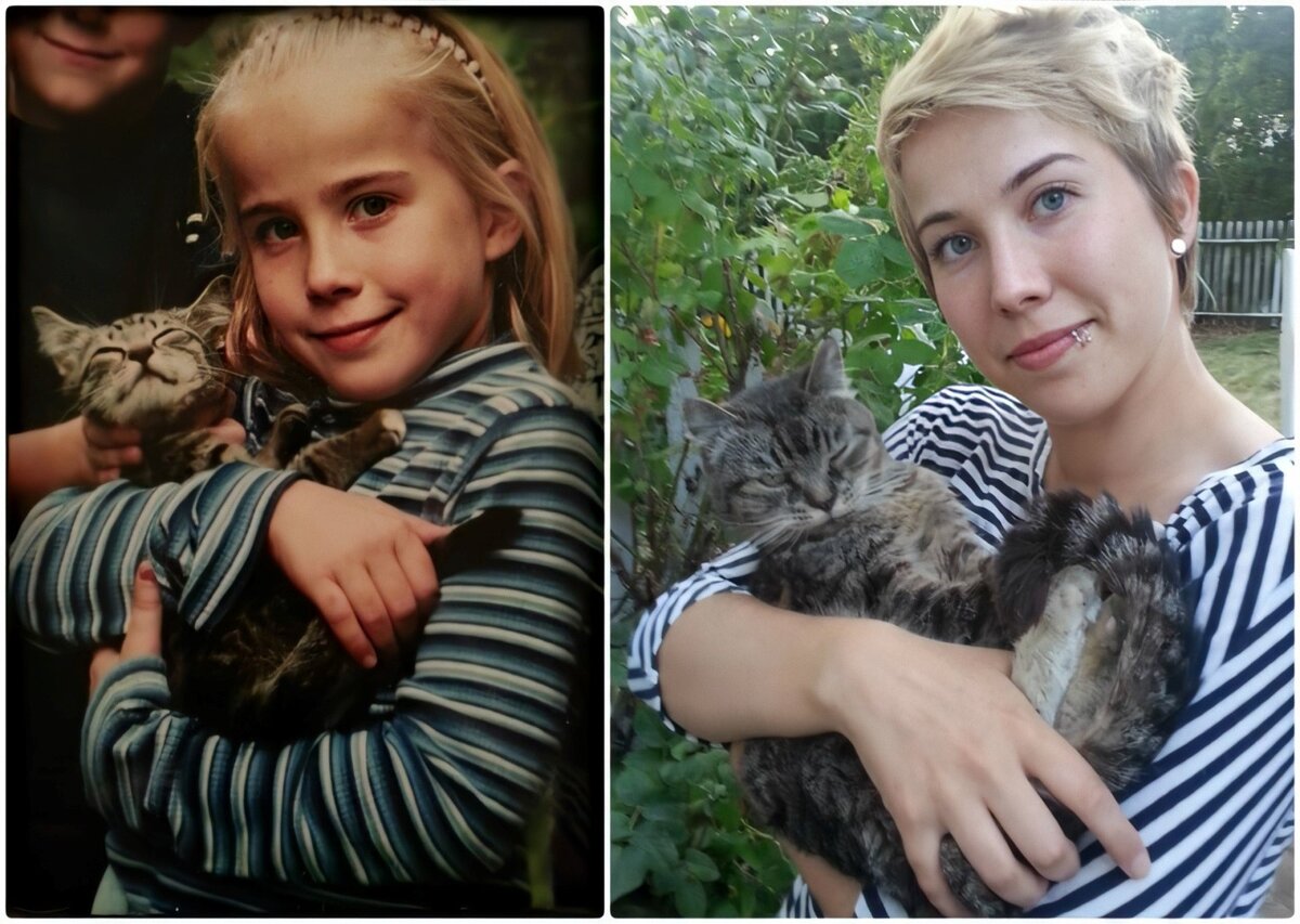 До детей и после картинки