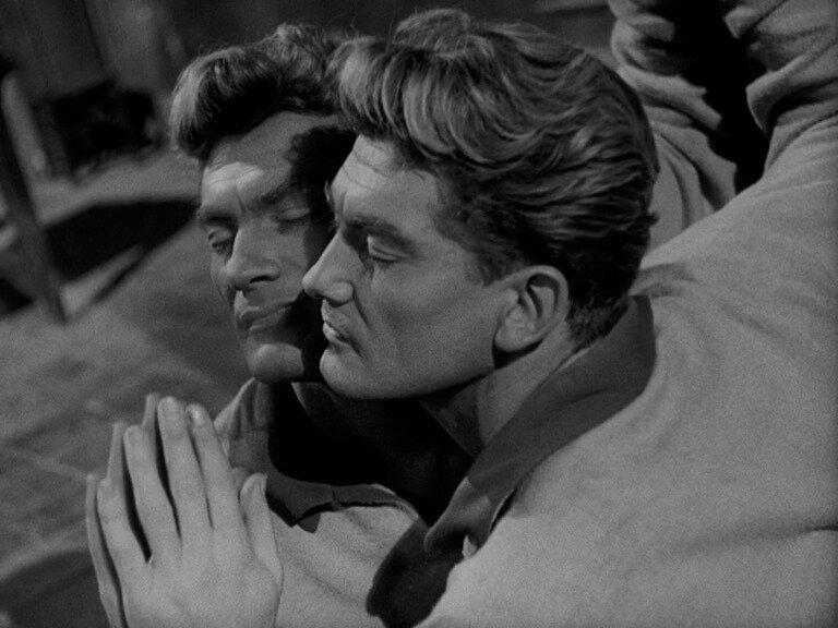 Текст иллюстрирован сценой из фильма «Орфей» 1950 года