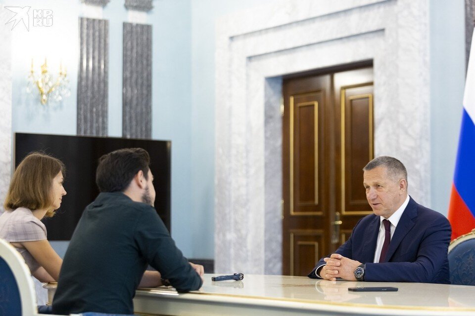     Юрий Трутнев на интервью с корреспондентом «КП». Андрей МИХАЙЛОВ