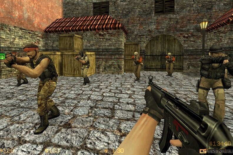 Скриншот из популярной игры "Контр-страйк". 