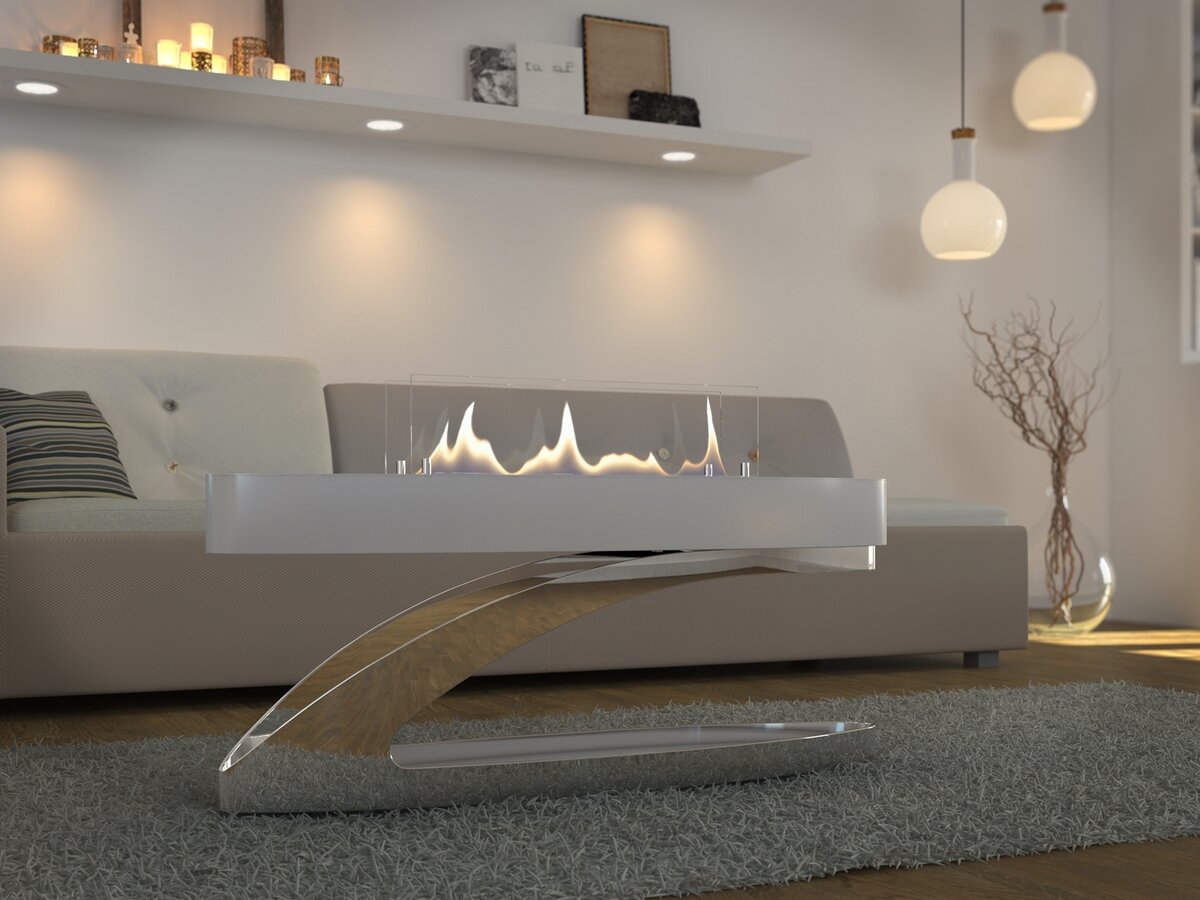 биокамин встраиваемый в столешницу