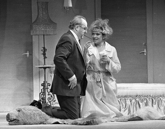 Владислав Стржельчик на сцене БДТ.