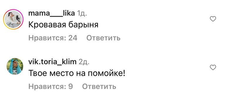     Комментарии хейтеров на страницы Анны Линниковой в Инстаграме (запрещен в РФ)