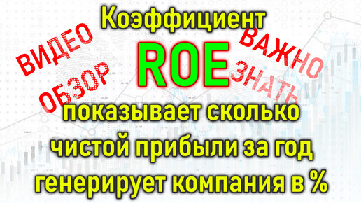 Инвестиции для начинающих. Коэффициент ROE – что показывает и где применяется