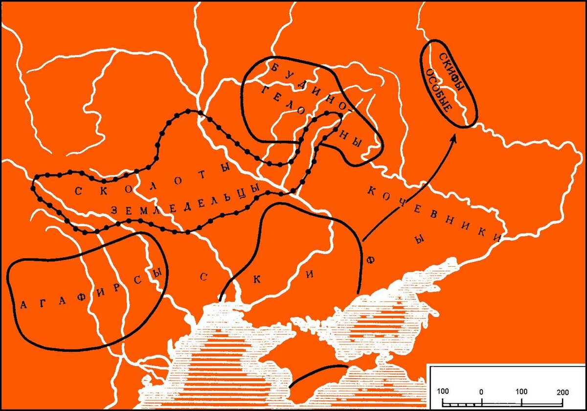 Карта скифии геродота