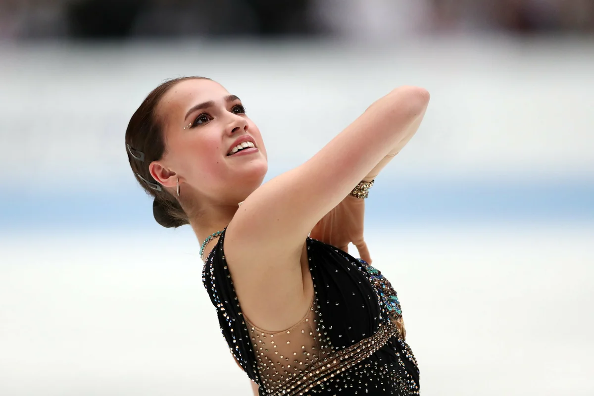 Алине место. Figuristka Alina Zagitova.