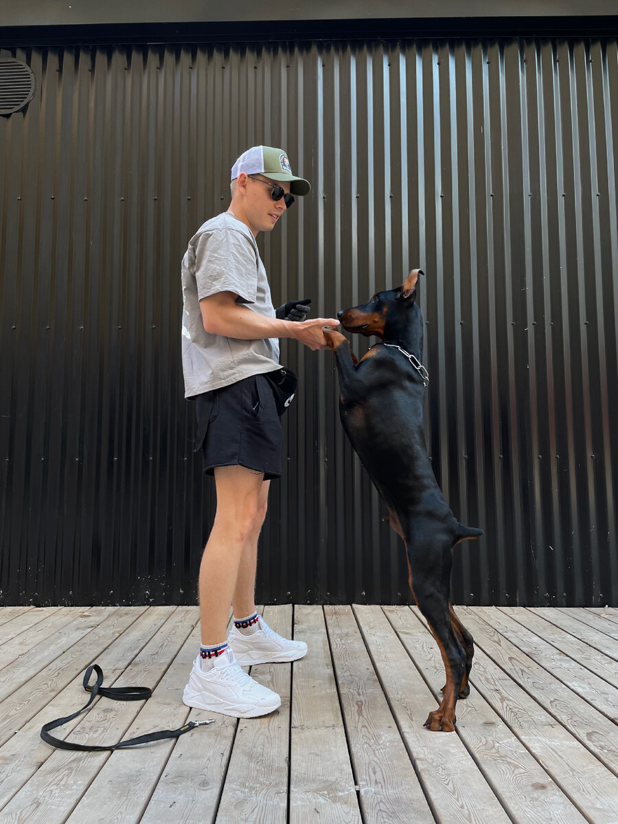 Гектор с хозяином