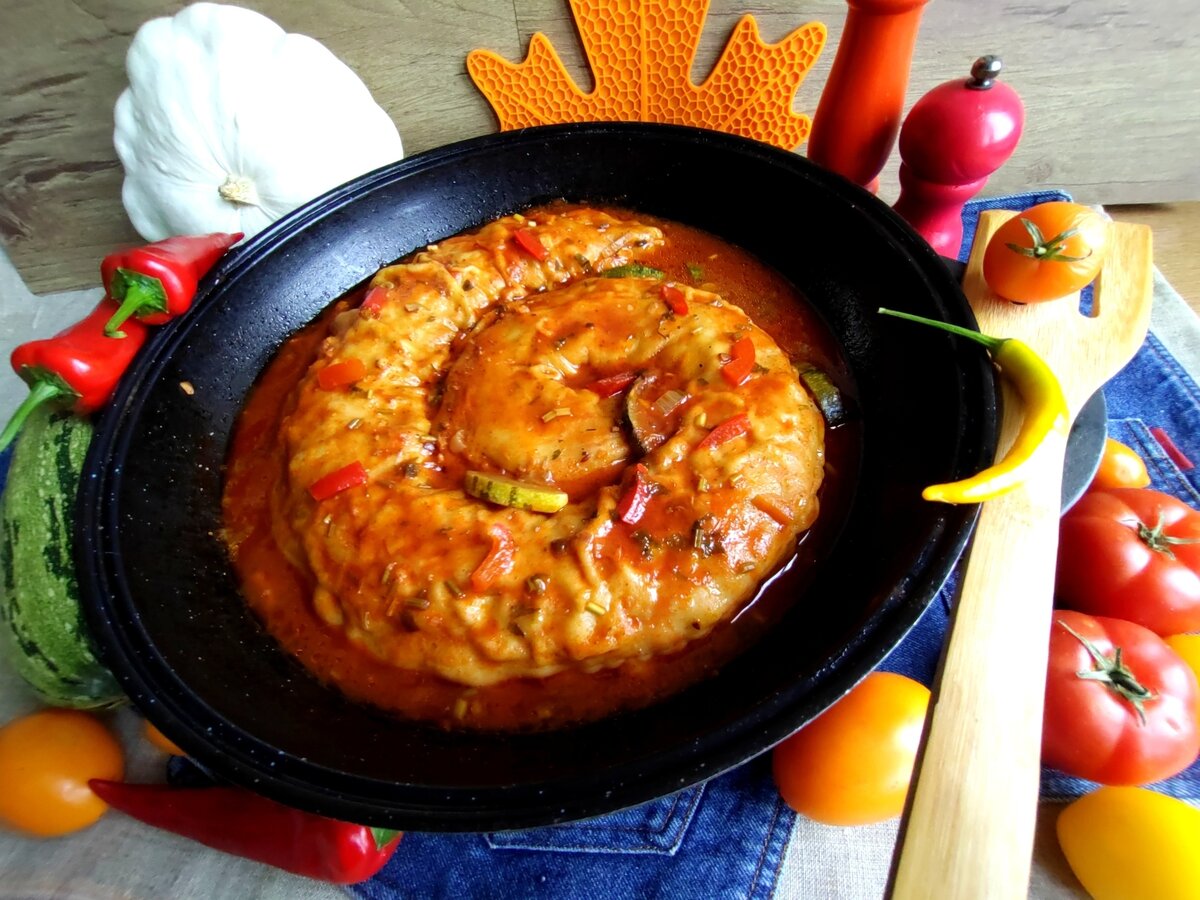    Рулет с фаршем и овощами