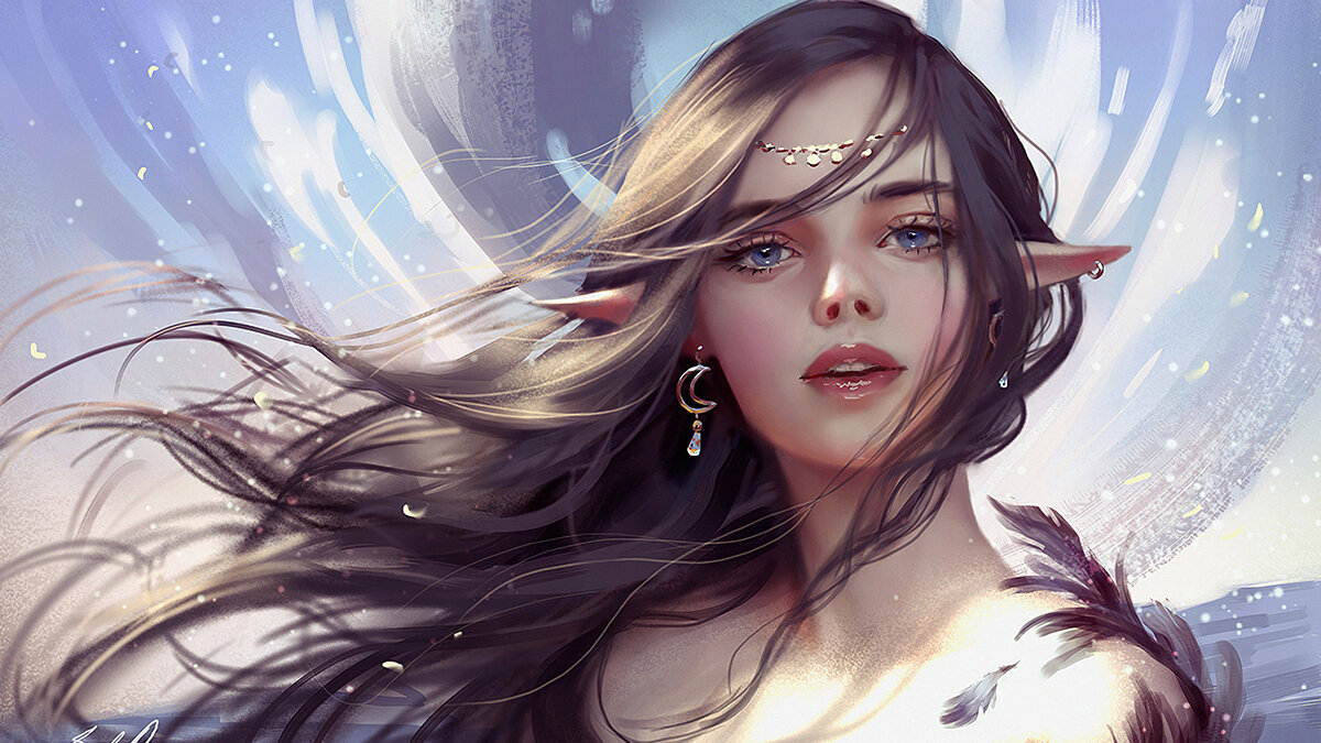 Светлые эльфы - красивые и светлые существа по своей натуре.