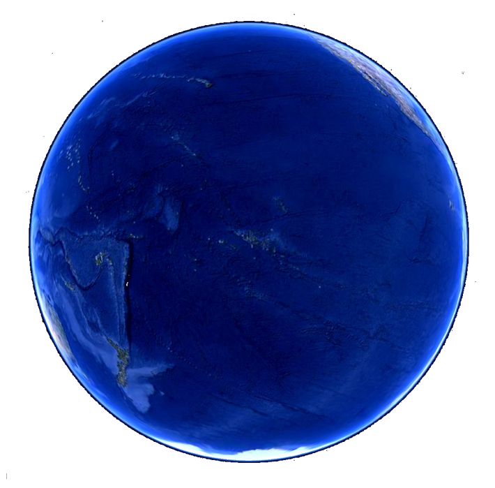 Наша планета со стороны Тихого океана