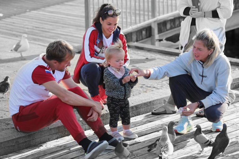 Вот такая лыжная семья! Даже Вероника Степанова не смогла остаться в стороне