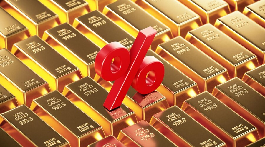 Сегодня цена на биржевое золото растёт в пределах 0,5%