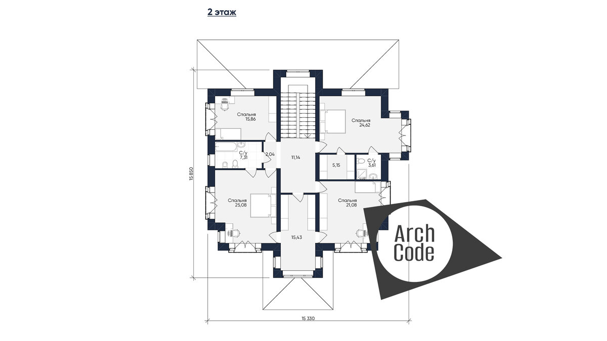 Проект дома для успешных людей | ArchCode | Проектирование домов | Дзен