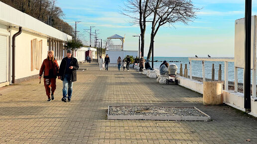 Зима в Сочи ☀️. Иду на пляж Вардане.