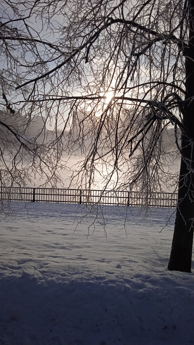 Зимняя Москва-река. Фото автора