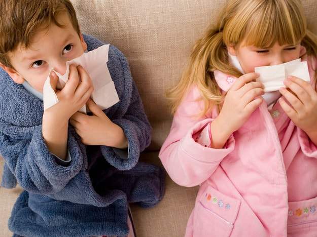 Средства от заложенности носа для детей