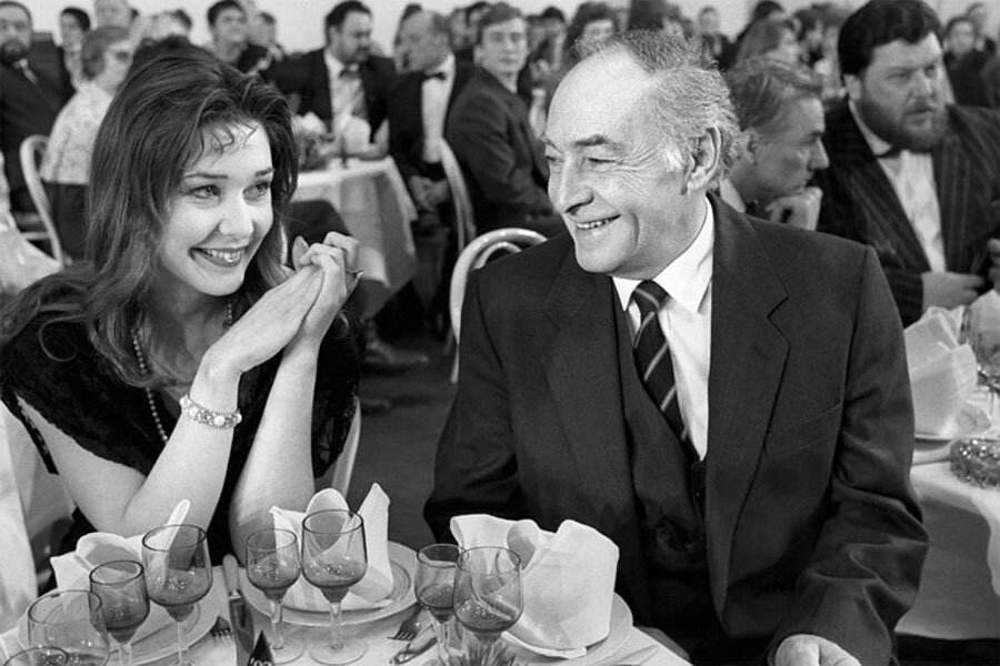 Вячеслав Тихонов с дочерью Анной