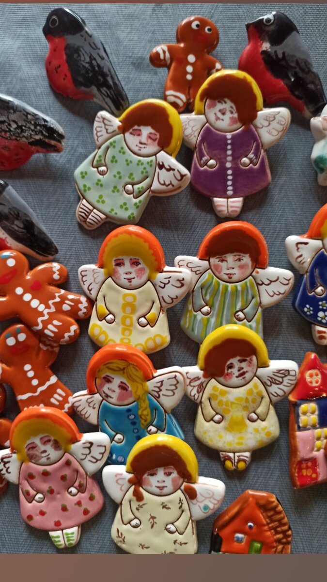 Брошки Ангел и Пряня