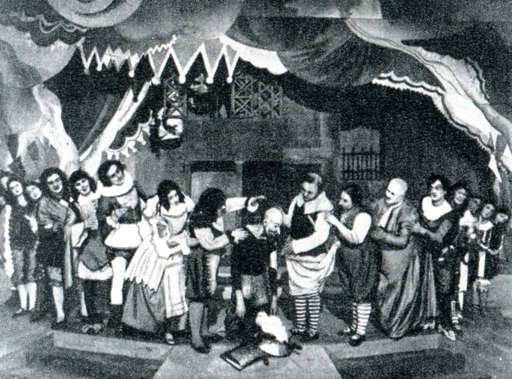 Сцена из спектакля «Дон Кихот». Ленинградский театр юных зрителей.