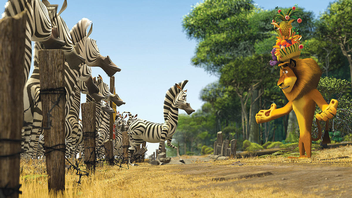 Мадагаскар 2 мультфильм 2008
