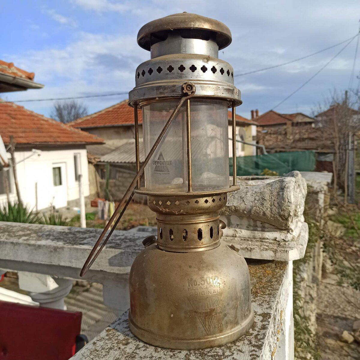 Та самая лампа, которую обменяли на современный пластиковый плафон