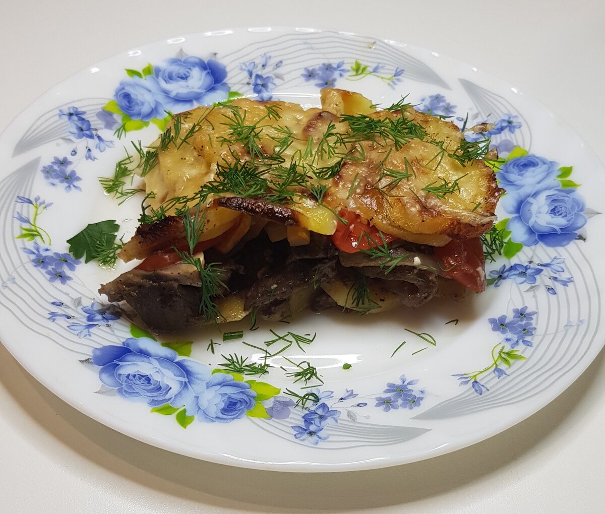 Вариант подачи готового блюда