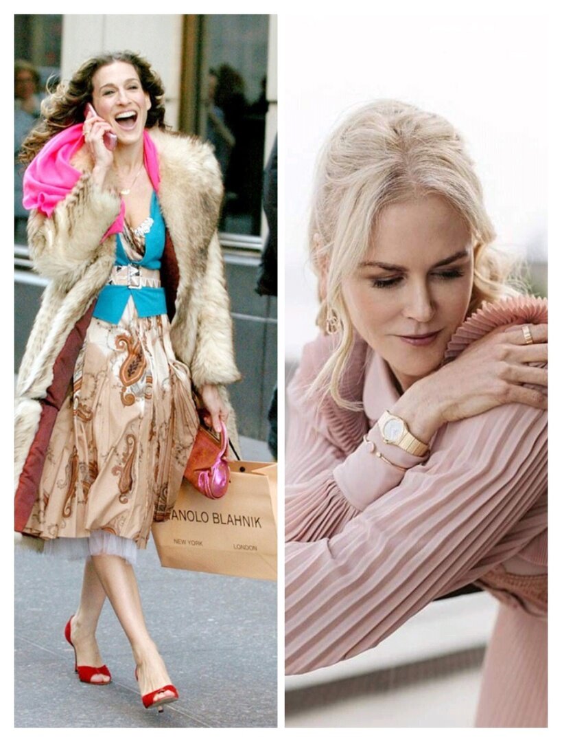 Романтик. Кадр из сериала "Секс в большом городе" и фото из свободного доступа.